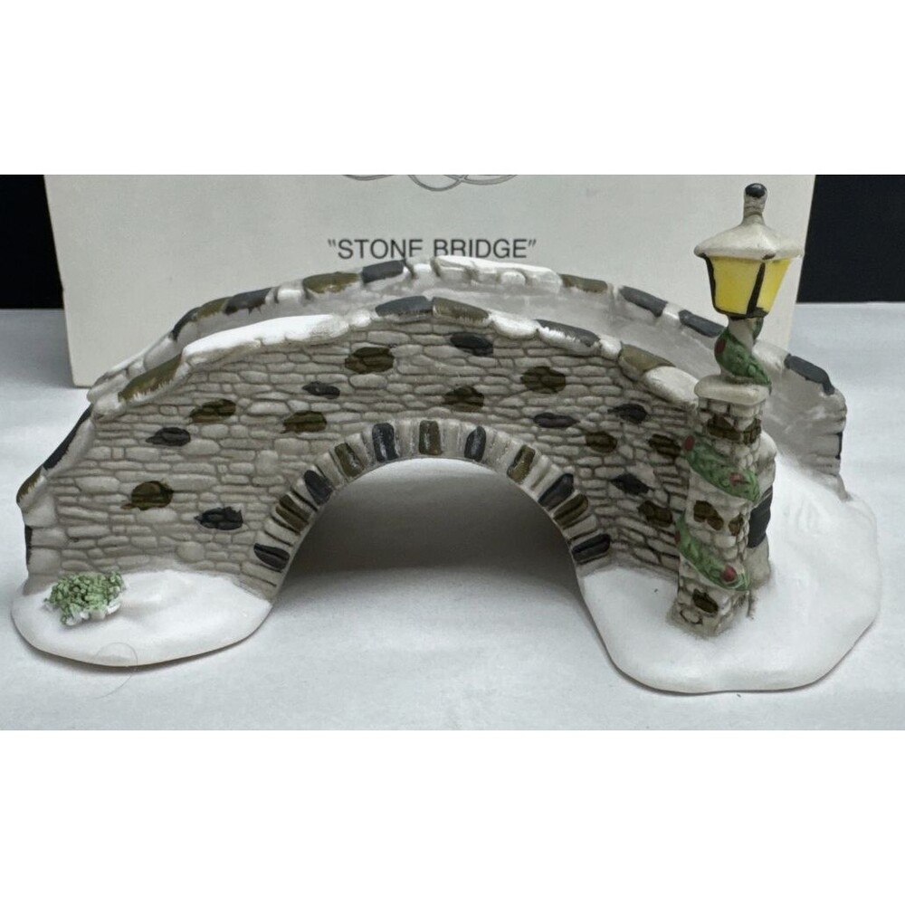 Dept 56 #6546-3 Stone Bridge Retired 1987 Heritage Village